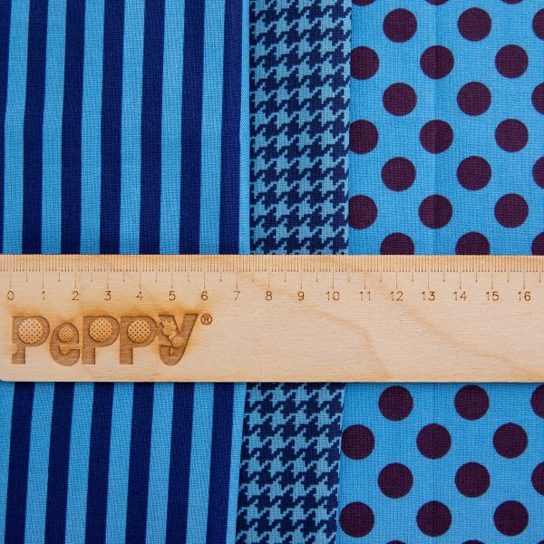 Ткань для пэчворка Peppy Modern Quilt Panel, отрез 60х110 см, 140±3 г/м², 30991-70, Lecien