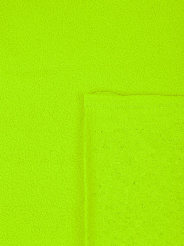 Флис 2-сторонний 190 г/м², 150 см / 2 метра, TBY-0059-229.2, цв.F229 неон желтый