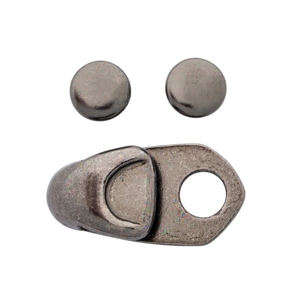 Крючки обувные 19 мм, чер.никель, 20 шт