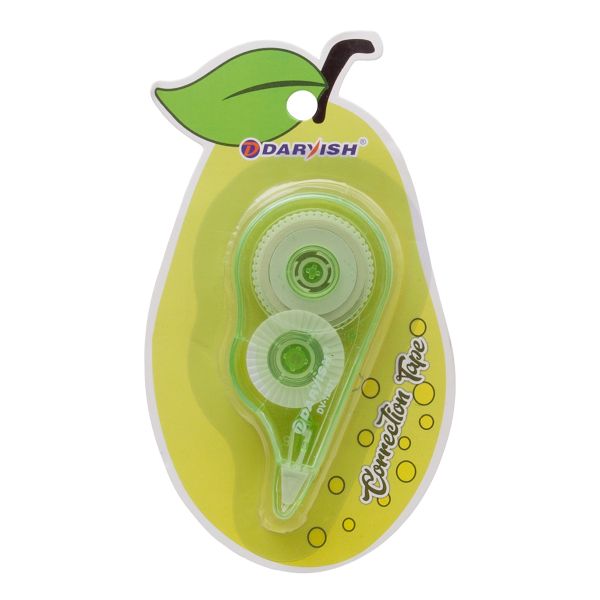 Корректор-лента в роллере 5 мм / 3м в блистере Фрукты, авокадо, DV-12571