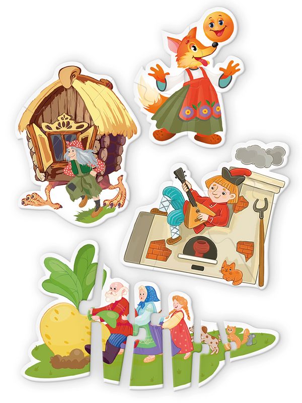 Пазлы для малышей Мир сказок 19 элемент, Фрея PZL-BК-012