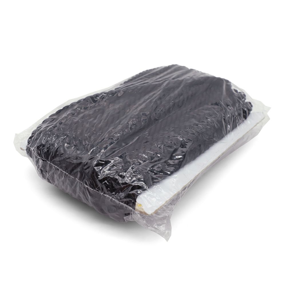 Шнур витой ⌀9.0 мм / 25 метров, вискоза, 103/30 черный