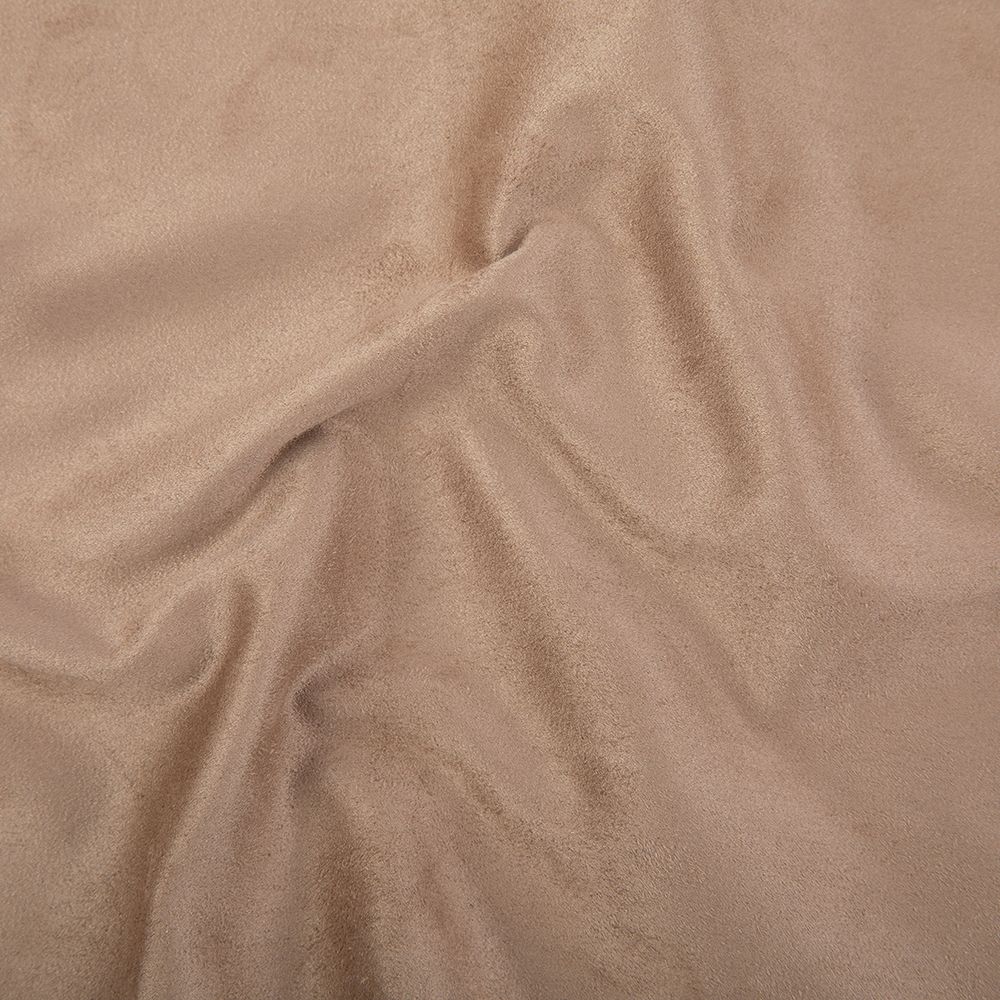 Замша искусственная Woven Suede 175 г/м², 147±2 см / 5 метров, 17-1038 cappucino (т. бежевый), Peppy Woven Suede
