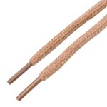 Шнурки круглые с металлическим наконечником ⌀5.0 мм / 130 см, 100 шт, 36 коричневый