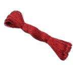 Шнур металлизированный 1.0 мм, / 50 метров, т.красный/d.red, Gamma С 2736 рис 5888