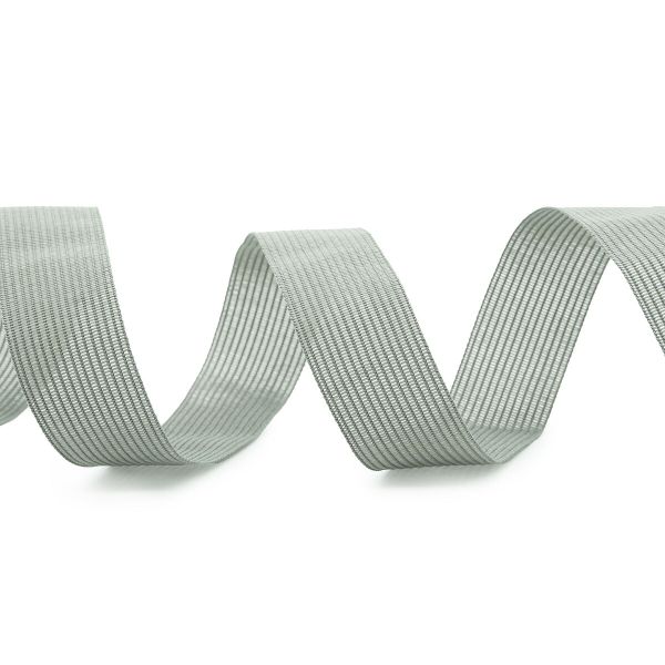 Тесьма (лента) окантовочная 24 мм / 100 метров, 3.8 г/м, 012 серый