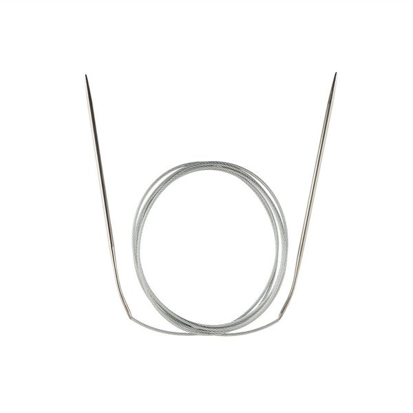 Спицы круговые металл ⌀3,0 мм, 200 см, с металлической леской, Gamma MKX
