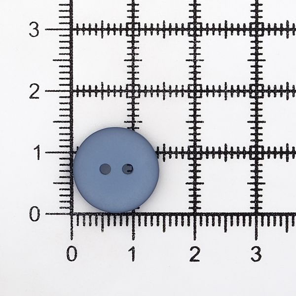 Пуговицы на 2 прокола 22L (14мм), пластик (col.41 сине-голубой), CR-K18M, 144 шт