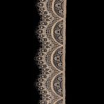 Кружево эластичное (стрейч) 60 мм / 3 метра, C180 бежевый