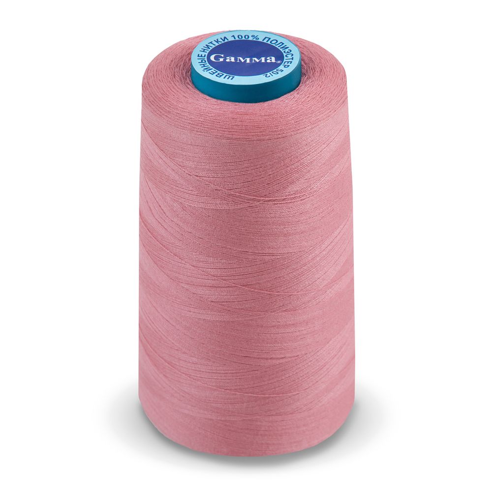 Нитки универсальные Gamma 50/2, 4570 м (5000 ярд) / 1 кат., 469 т.розовый