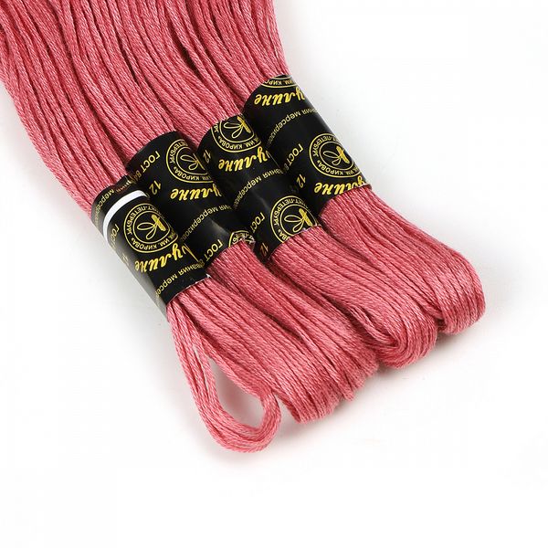 Мулине ПНК им.Кирова цв.9236 т.розовый, 24 мотка по 8 метров