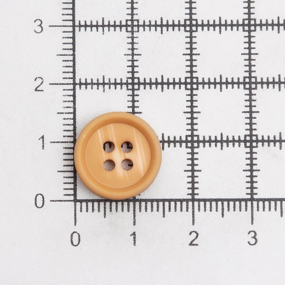 Пуговицы 4 прокола 24L (15мм), (Beige (бежевый)), 36 шт