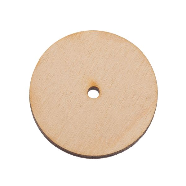 Диски из фанеры для суставов мишек Тедди ⌀50 ±0.1 мм, 100 шт, HobbyBe CDD-50