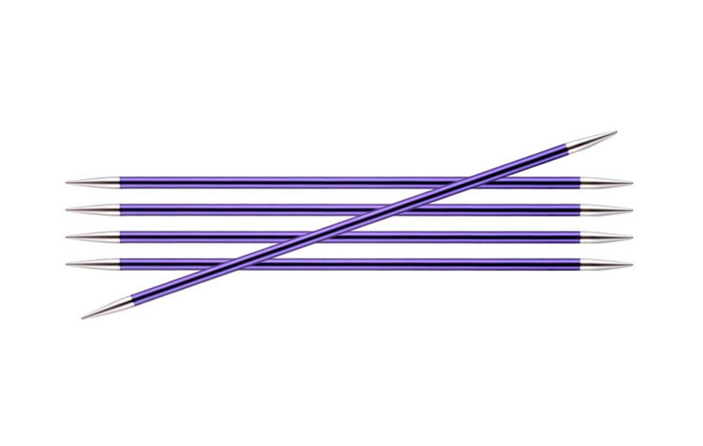 Спицы чулочные Knit Pro Zing ⌀7 мм, 15 см, 47015