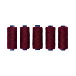 Нитки швейные бытовые Gamma 40/2, 365 м / 5 кат, №123 т.бордовый