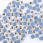 Стразы клеевые акрил 3-3.2 мм, 1х144 шт, SS12 001 белый (crystal), Zlatka RS/144