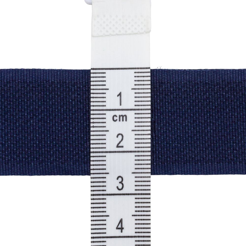 Лента контактная липучка (велкро) пришивная фасовка 25 мм / 25 см, Hobby&Pro, 57 т синий, /пара/, кач."B"