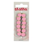 Бусины полимерная глина ⌀10 мм, 70 шт (6х12 шт), /РП/, №08 земляничка, Zlatka PCV