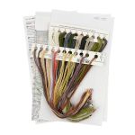 Набор для вышивания нитками Panna, Новогодняя машина, 25х19 см