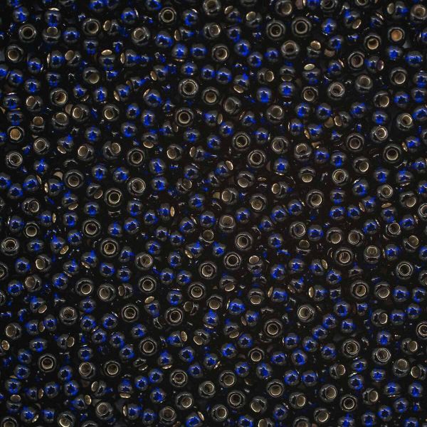 Бисер Preciosa прозрачный, серебряный центр 10/0 (2.3 мм), 100 г (5х20 г), цв. 37110