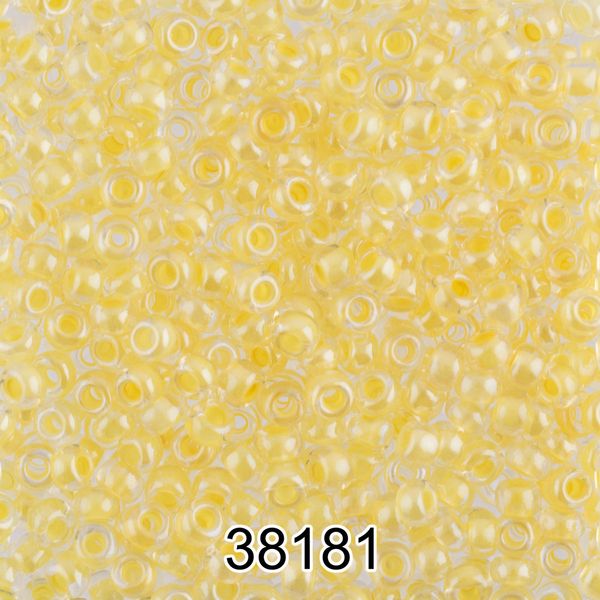 Бисер Preciosa 10/0 (2.3 мм), 500 г, 38181 (Ф516) желтый