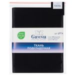 Ткань подкладочная Poly Twill 101±2 г/м², 200х145±2 см, 56 черный, Gamma LPTN