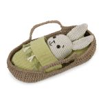 Набор для вязания игрушки Зайка в люльке 16 см, Miadolla AMG-0114