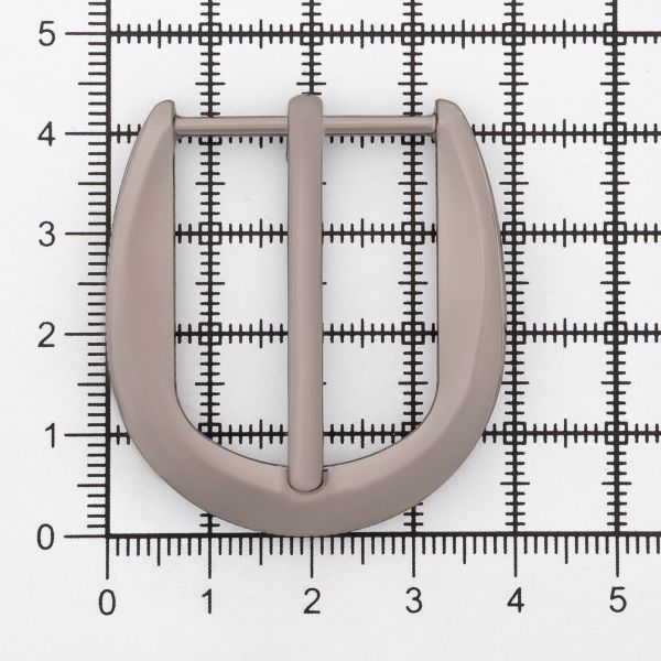 Пряжка ременная металл 25 мм, 1 шт, олово (чер.никель), MB-2205