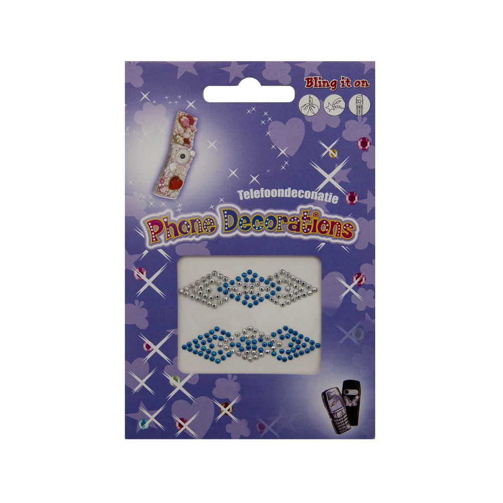 Наклейки декоративные, стразы, 1027/7322