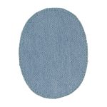 Заплатка, деним, термоклеевые, 8х11см, голубой, Prym