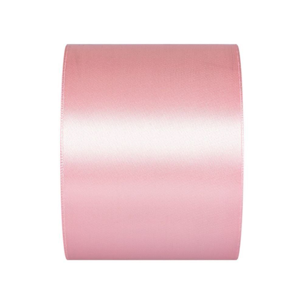 Лента атласная 1-сторонняя 75.0 мм / 33±2 метра, 067 св-розовый, Gamma