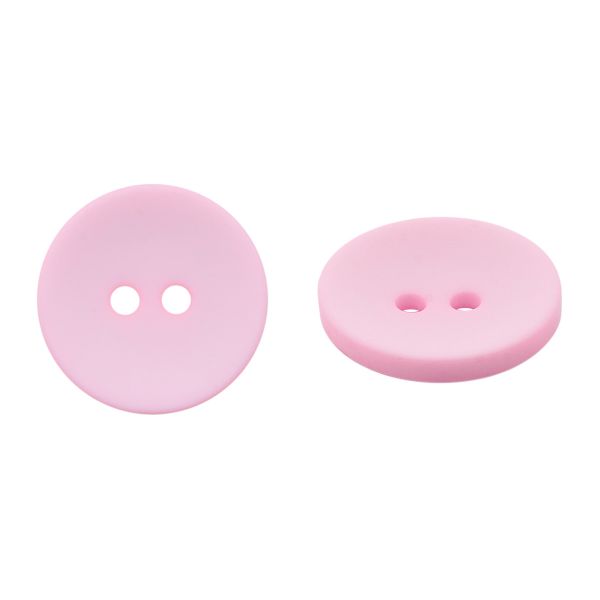 Пуговица 2 прокола 32L=20 мм, Pink1, розовый 1, NE188, 36 шт