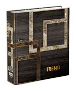 Регистратор ламинированный Wood&Stone 75 мм, 10 шт, Trend A4 арочный механизм, венге EC752703, Expert Complete