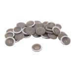 Пуговицы 4 прокола 40L=25 мм, пластик, col.01 оливковый, 36 шт, CN2828