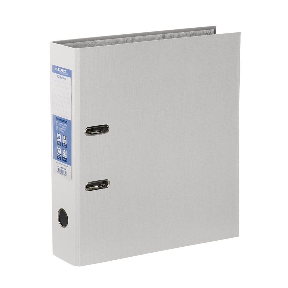 Регистратор PVC 75 мм, 10 шт, Classic A4 арочный механизм, белый 2517981, Expert Complete