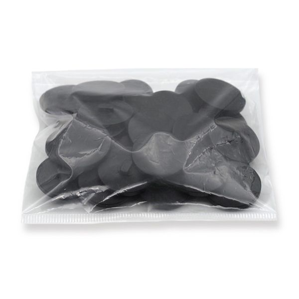 Пуговицы на ножке 44L (28мм), пластик (Black (черный матовый)), 36 шт, CN K-33