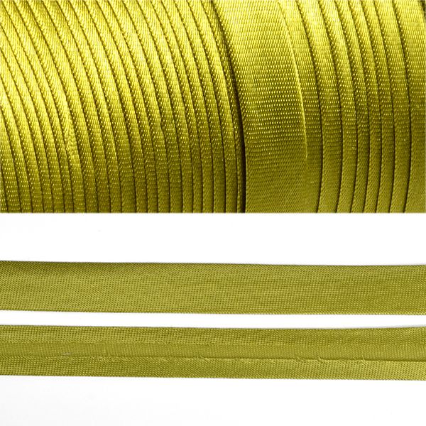 Косая бейка атласная 15 мм / 132±1 метра, BS, 597636, цв.F233 св.зеленый