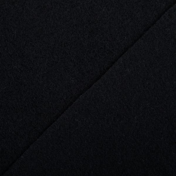 Флис 2-сторонний 280 г/м², 150х160±5 см, черный/black, Gamma FG-005N