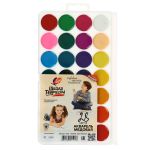 Краска акварель Школа творчества 28 цветов без кисти