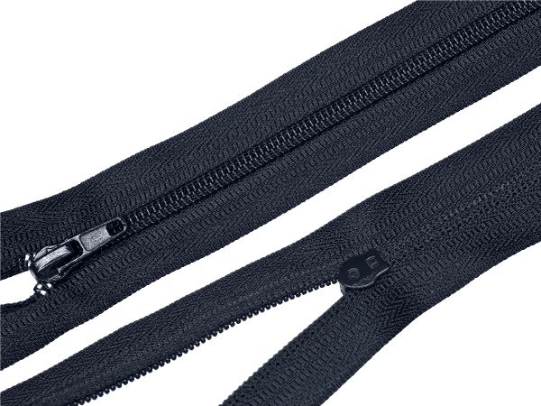 Молния спираль (витая) (цв.SBS) брючная Т3 (3 мм) 1 зам., н/раз., 16 см, автомат, S-233 т.синий, 100 шт