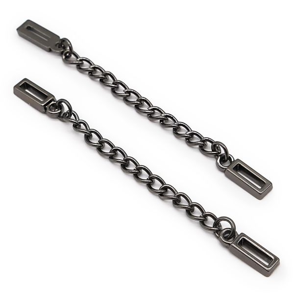 Цепочка-вешалка для верхней одежды 70 мм, чер.никель, ГДЖ1514, 10 шт