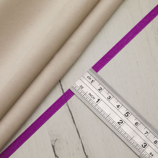 Лента атласная 1-сторонняя 6.0 мм / 22.86±1 метров, 168 т.сиреневый, Globus