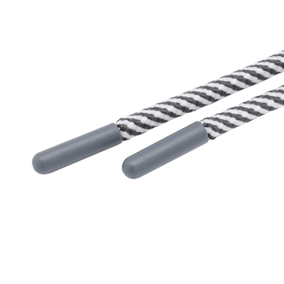 Шнурок круглый двухцветный ⌀5.0 мм / 135см, 1 шт, 09 серый/белый, 3AR2803