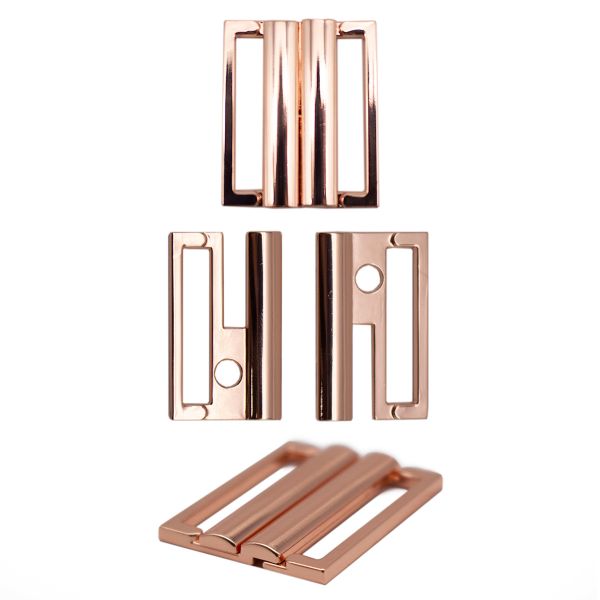 Застежки для купальника (бикини) металл 25.0 мм, 2 шт, медь, Arta, GYZA25