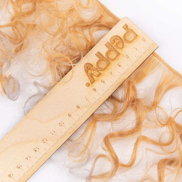 Трессы для кукол 15 см, 100 см, 27 г, 31 оранжевый, серый, HobbyBe HAR-9