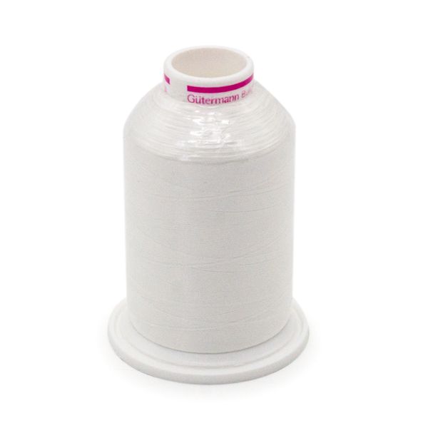 Нитка текстурированная Gutermann Bulky-Lock 80, 1000 м, 111 айвори, 5 катушек