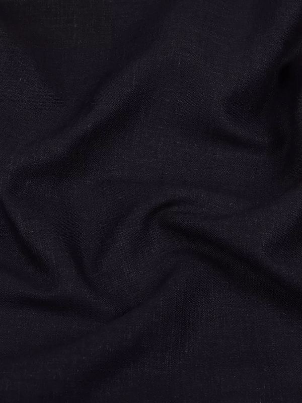 Льняная ткань 190 г/м², 140 см / 2 метра, TBY.Li.1002.10, 10 т.синий