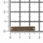 Украшение пришивное 25 мм, металл, бронза, МТ_1711, 12 шт