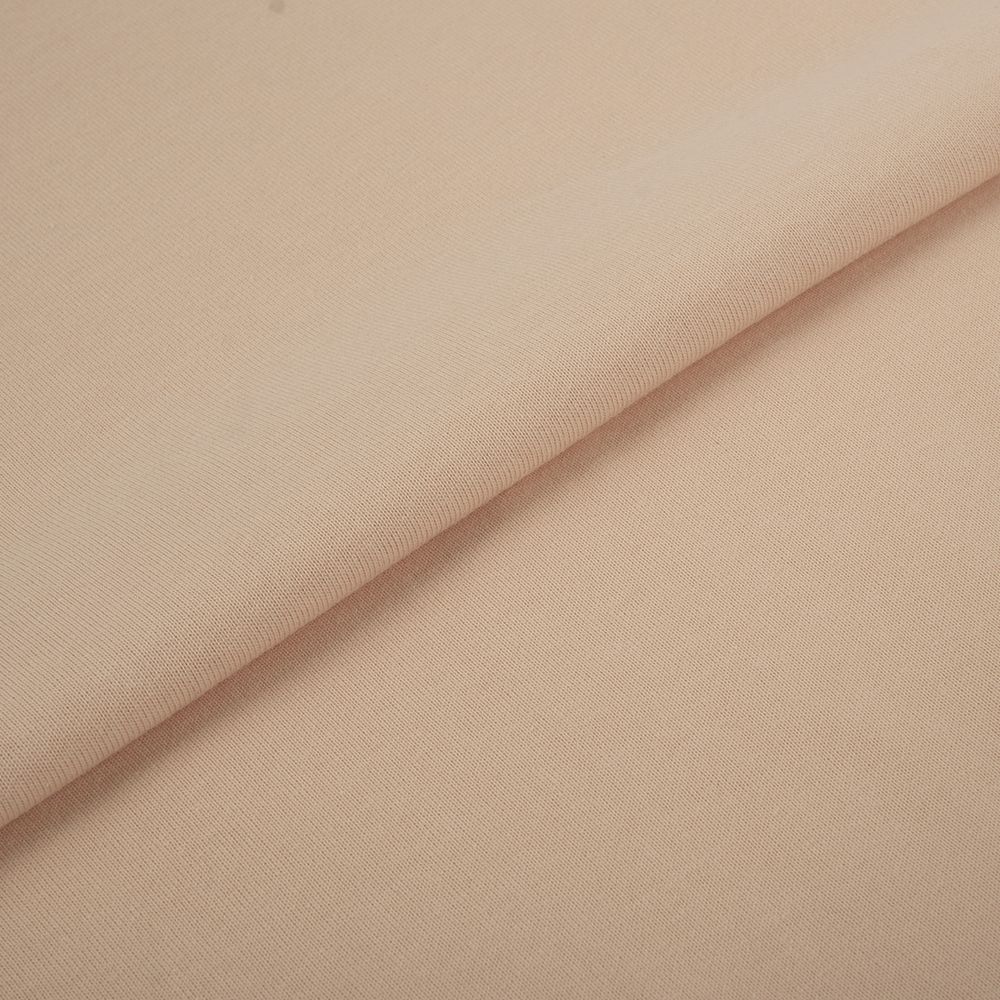 Трикотаж кукольный отрез 500х165 см, 225 г/м², 3 розовый/кремовый, Peppy DTF-01