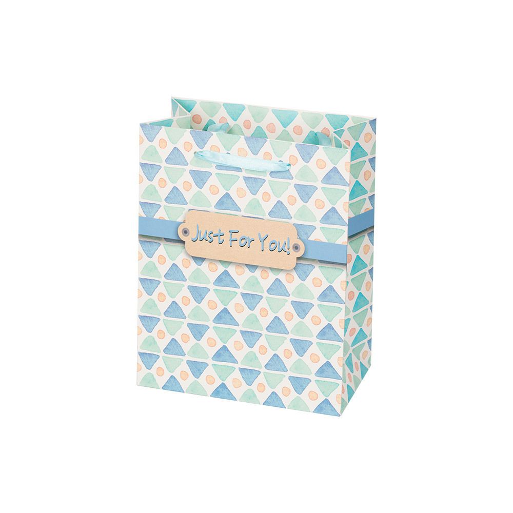 Подарочный пакет 210 г/м², 18х23х10 см, 12 шт, 05 геометрия, Stilerra BRVS